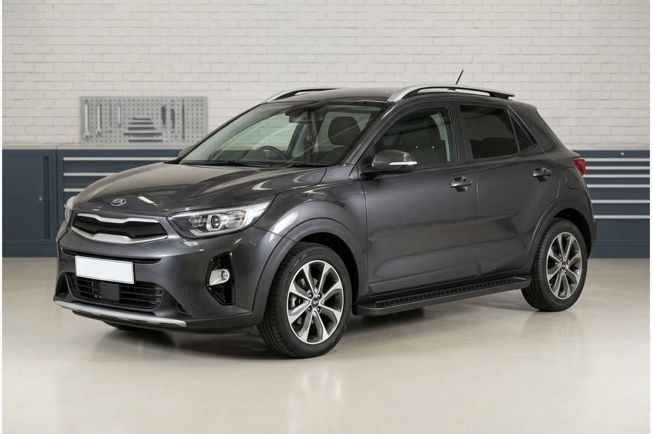Kia Stonic 2017– Sānu sliekšņi Allmond Black (2 gab., alumīnijs) Image