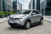 Nissan Juke 2020– Sānu sliekšņi Bosphore Black (2 gab., alumīnijs) foto 1