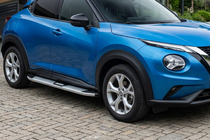 Nissan Juke 2020– Mevsim Grey sānu pakāpieni (2 gab., alumīnijs) foto 1