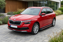 Skoda Kamiq 2019– Sānu pakāpieni Maya Red (2 gab., alumīnijs) foto 1