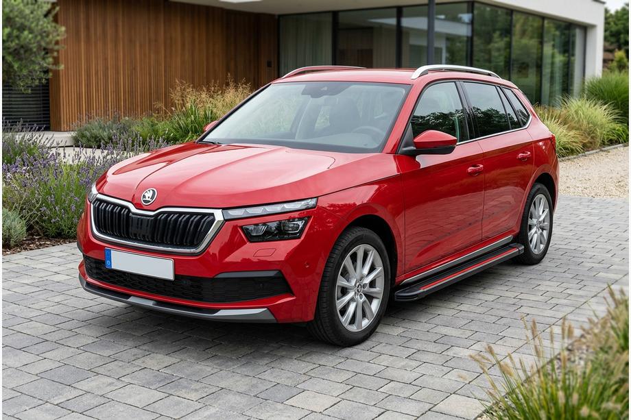 Skoda Kamiq 2019– Sānu pakāpieni Maya Red (2 gab., alumīnijs) Image