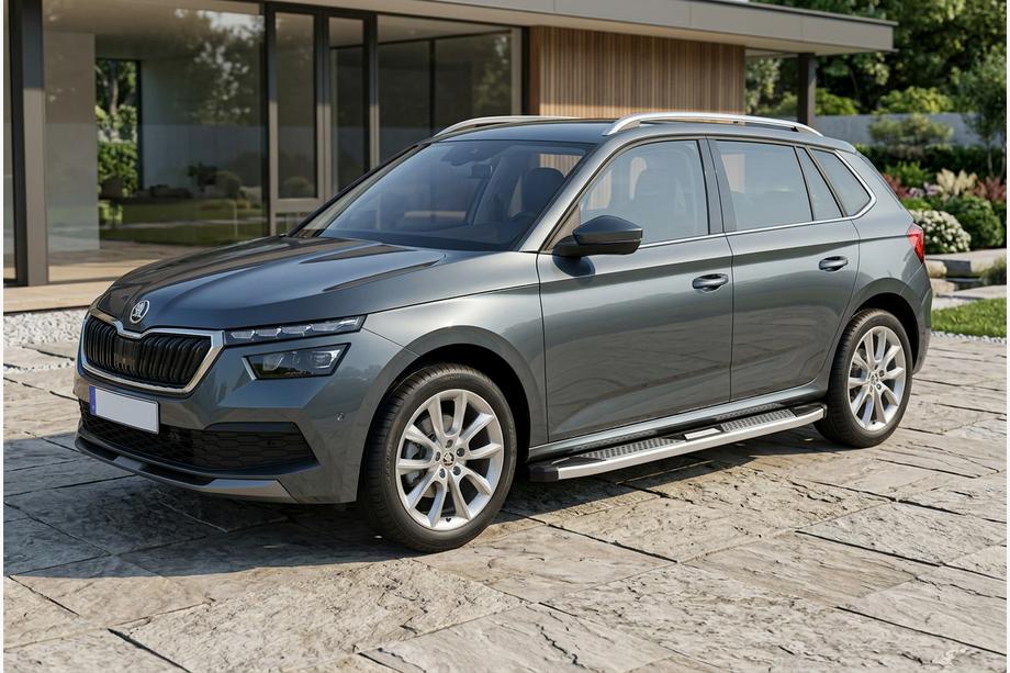 Skoda Kamiq 2019– Mevsim Grey sānu pakāpieni (2 gab., alumīnijs) Image