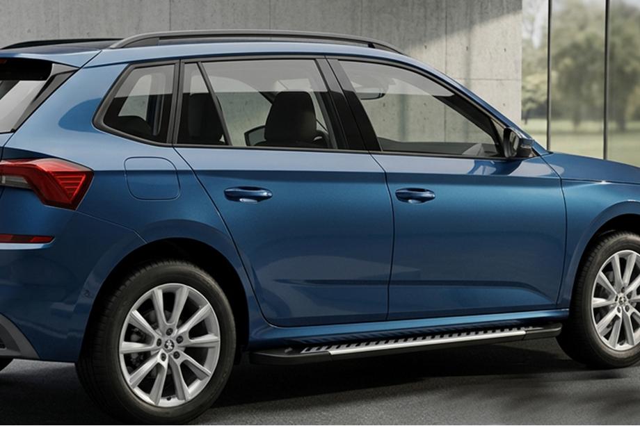 Skoda Kamiq 2019– Sānu sliekšņi Line (2 gab., alumīnijs) Image