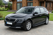 Skoda Kamiq 2019– Sānu kāpšļi Tayga Black (2 gab., alumīnijs) foto 1