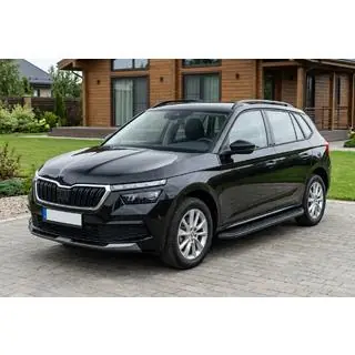 Sānu kāpšļi Tayga Black (2 gab., alumīnijs) foto 1