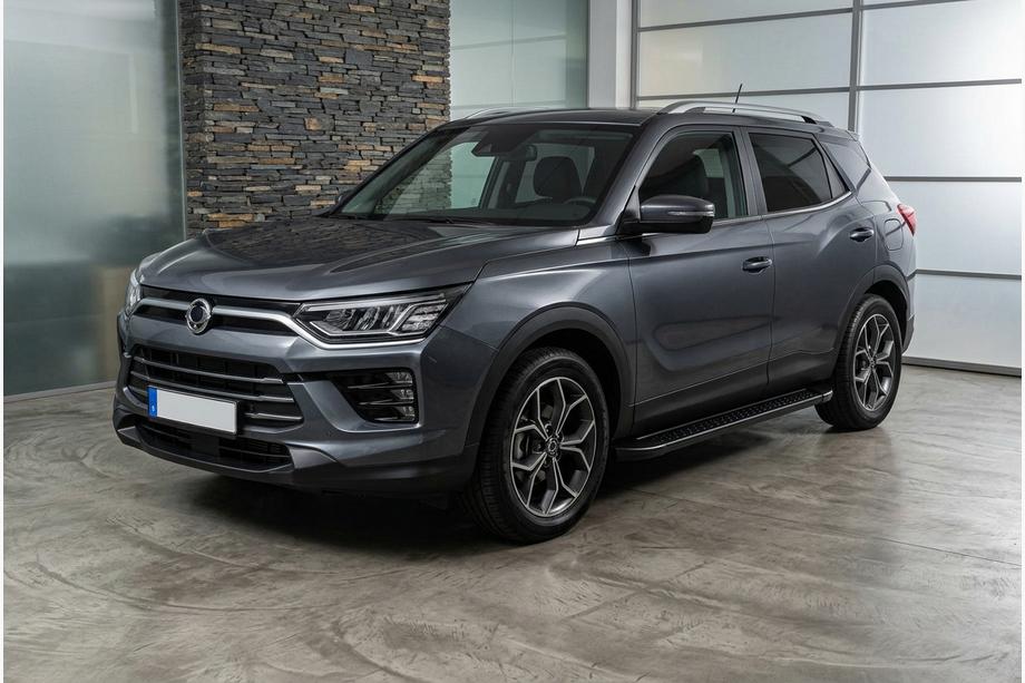 SsangYong Korando 2019– Sānu sliekšņi Allmond Black (2 gab., alumīnijs) Image