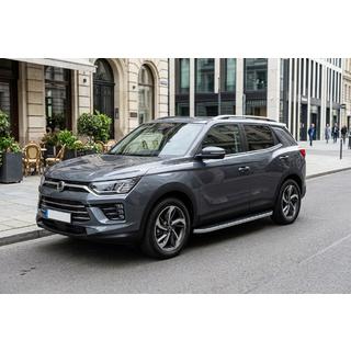 Sānu sliekšņi Tayga Grey (2 gab., alumīnijs) foto 1