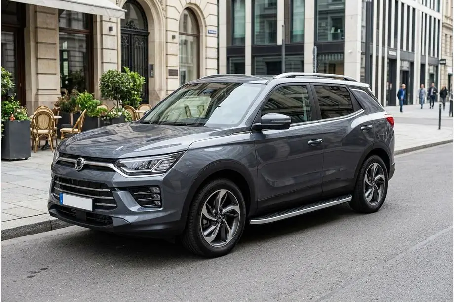 SsangYong Korando 2019– Sānu sliekšņi Tayga Grey (2 gab., alumīnijs) Image
