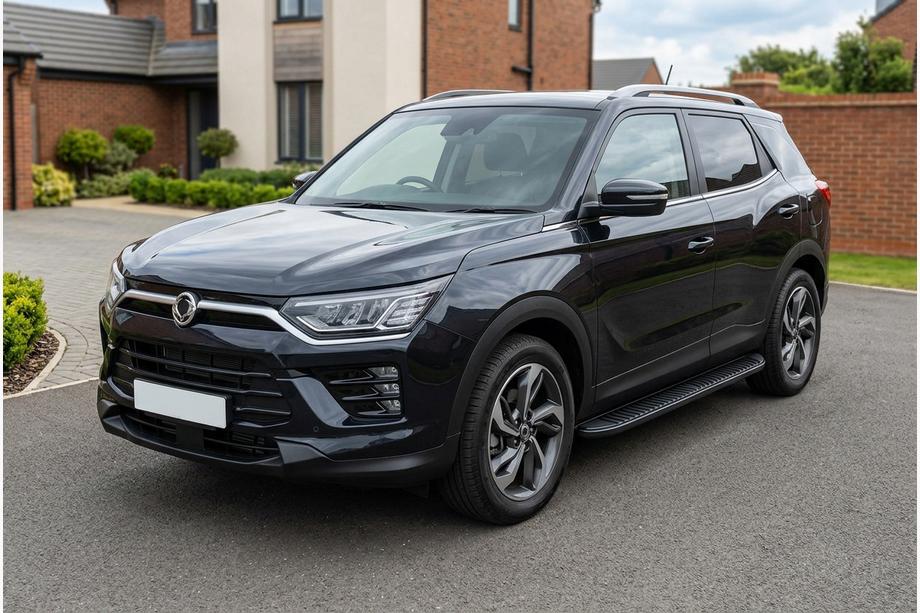SsangYong Korando 2019– Sānu kāpšļi Tayga Black (2 gab., alumīnijs) Image
