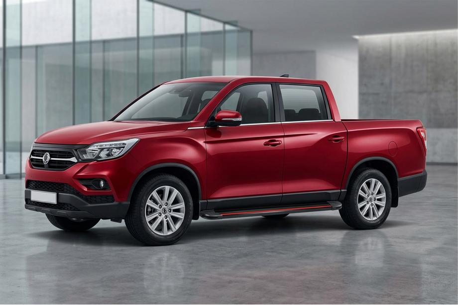 SsangYong Musso II 2018– Sānu pakāpieni Maya Red (2 gab., alumīnijs) Foto 1