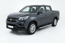 SsangYong Musso II 2018– Sānu pakāpieni BlackLine (2 gab., alumīnijs) foto 1