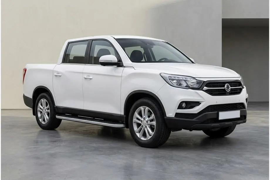 SsangYong Musso II 2018– Sānu sliekšņi Tayga Grey (2 gab., alumīnijs) Image