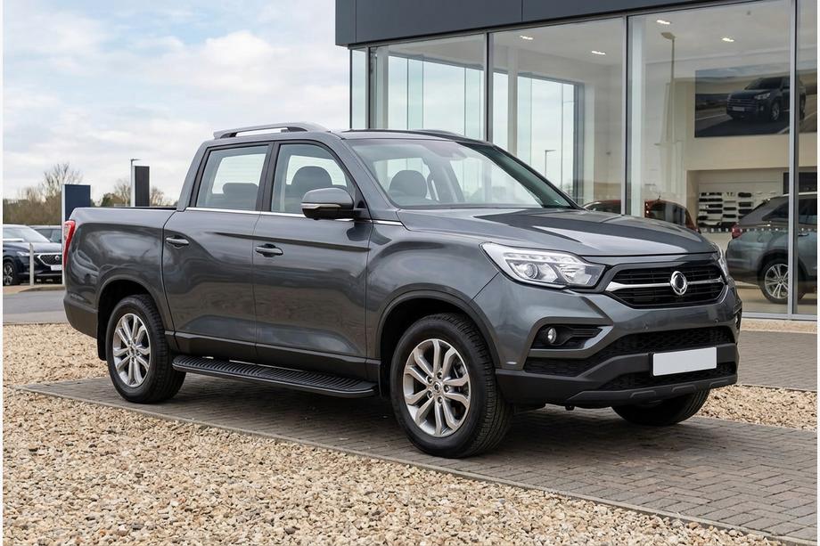 SsangYong Musso II 2018– Sānu kāpšļi Tayga Black (2 gab., alumīnijs) Image