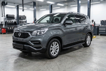 SsangYong Rexton II 2017– Sānu sliekšņi Bosphore Black (2 gab., alumīnijs) foto 1