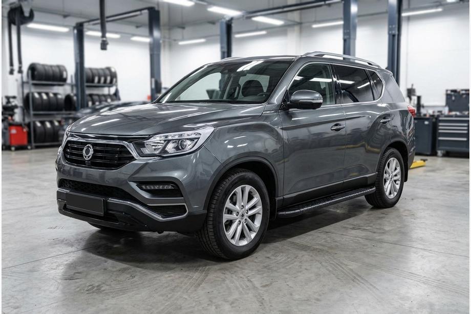 SsangYong Rexton II 2017– Sānu sliekšņi Bosphore Black (2 gab., alumīnijs) Image