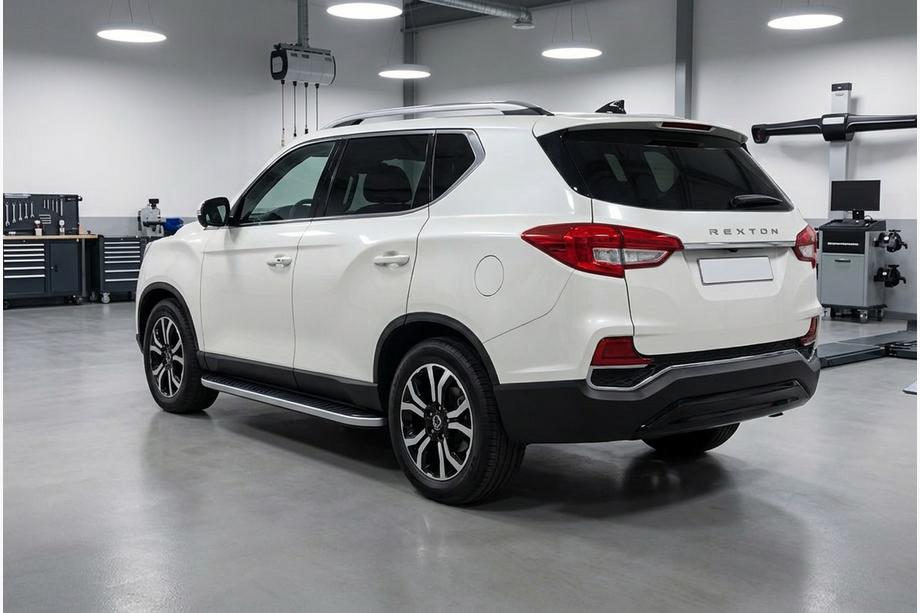 SsangYong Rexton II 2017– Sānu sliekšņi Tayga Grey (2 gab., alumīnijs) Image
