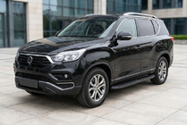 SsangYong Rexton II 2017– Sānu kāpšļi Tayga Black (2 gab., alumīnijs) foto 1