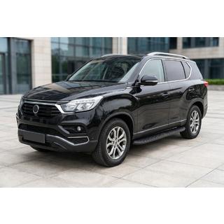Sānu kāpšļi Tayga Black (2 gab., alumīnijs) foto 1
