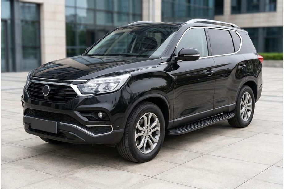 SsangYong Rexton II 2017– Sānu kāpšļi Tayga Black (2 gab., alumīnijs) Image