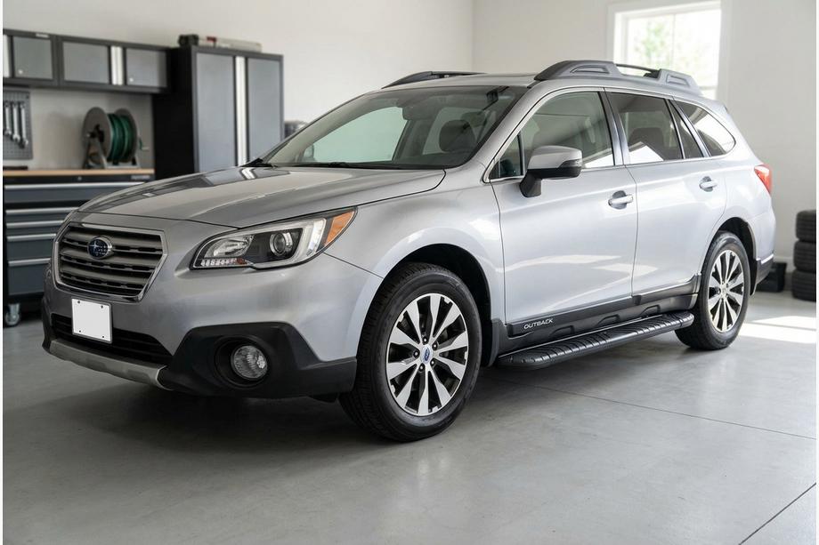 Subaru Outback 2014–2019 Sānu sliekšņi Bosphore Black (2 gab., alumīnijs) Image
