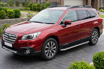Subaru Outback 2014–2019 Sānu kāpšļi Maydos V1 (2 gab., alumīnijs) foto 1