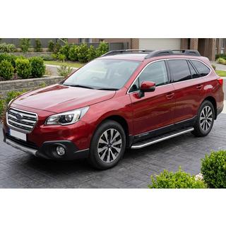 Sānu kāpšļi Maydos V1 (2 gab., alumīnijs) Subaru Outback 2014–2019 foto 1