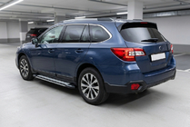 Subaru Outback 2014–2019 Sānu pakāpieni Rainbow (2 gab., alumīnijs) foto 1