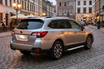 Subaru Outback 2014–2019 Sānu sliekšņi Line (2 gab., alumīnijs) foto 1