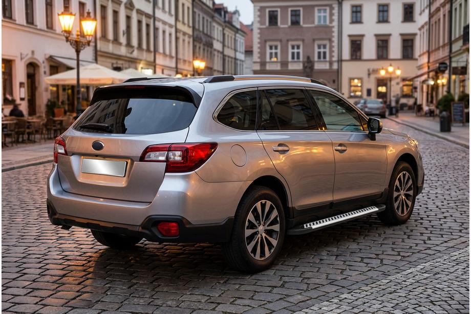 Subaru Outback 2014–2019 Sānu sliekšņi Line (2 gab., alumīnijs) Image