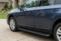 Subaru Outback 2014–2019 Sānu kāpšļi Tayga Black (2 gab., alumīnijs) foto 1