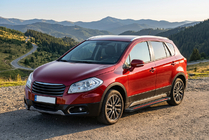 Suzuki SX4 S-Cross 2013–2016 Sānu pakāpieni Maya Red (2 gab., alumīnijs) foto 1