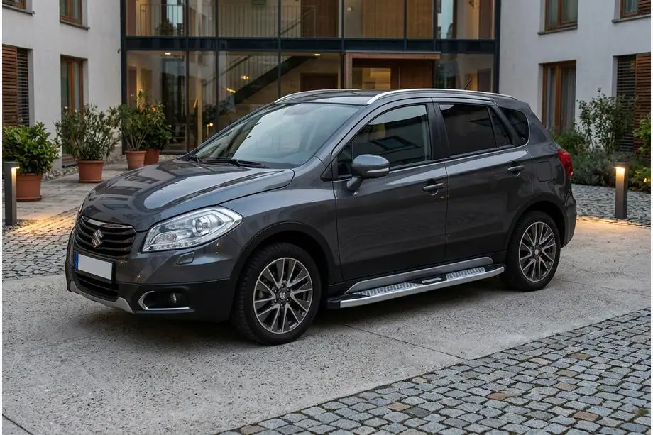 Suzuki SX4 S-Cross 2013–2016 Mevsim Grey sānu pakāpieni (2 gab., alumīnijs) Image