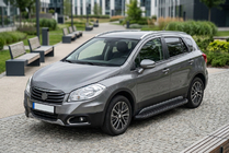 Suzuki SX4 S-Cross 2013–2016 Sānu kāpšļi Tayga Black (2 gab., alumīnijs) foto 1