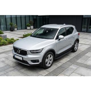 Sānu kāpšļi Tayga Black (2 gab., alumīnijs) foto 1
