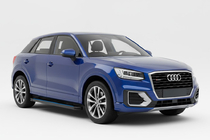 Audi Q2 2016– Sānu pakāpieni Maya Blue (2 gab., alumīnijs) foto 1