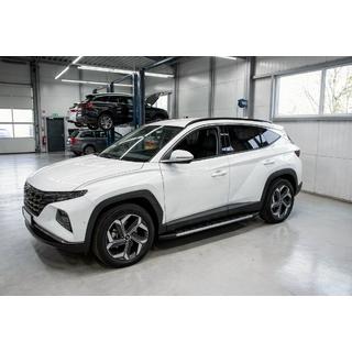 Sānu sliekšņi Duru (2 gab., alumīnijs) Hyundai Tucson NX4 2021– foto 1