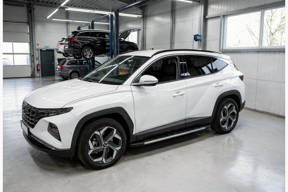 Hyundai Tucson NX4 2021– Sānu sliekšņi Duru (2 gab., alumīnijs) Image