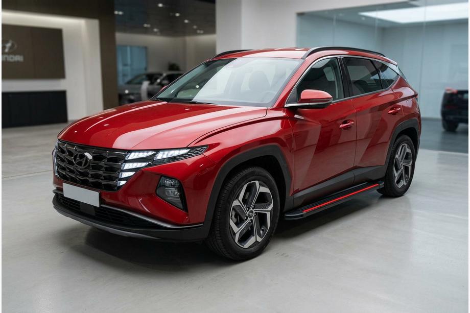 Hyundai Tucson NX4 2021– Sānu pakāpieni Maya Red (2 gab., alumīnijs) Image