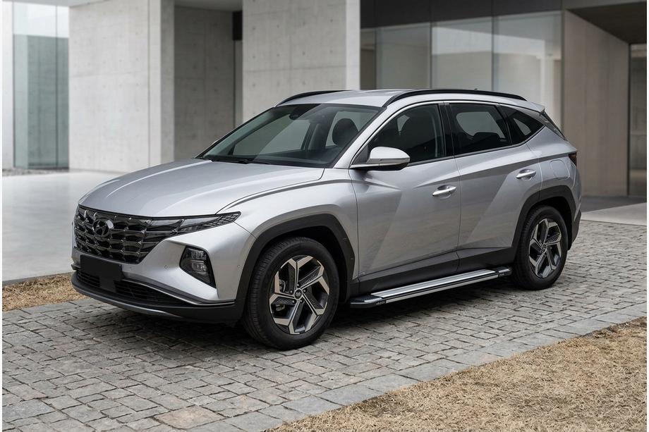 Hyundai Tucson NX4 2021– Sānu pakāpieni Rainbow (2 gab., alumīnijs) Image