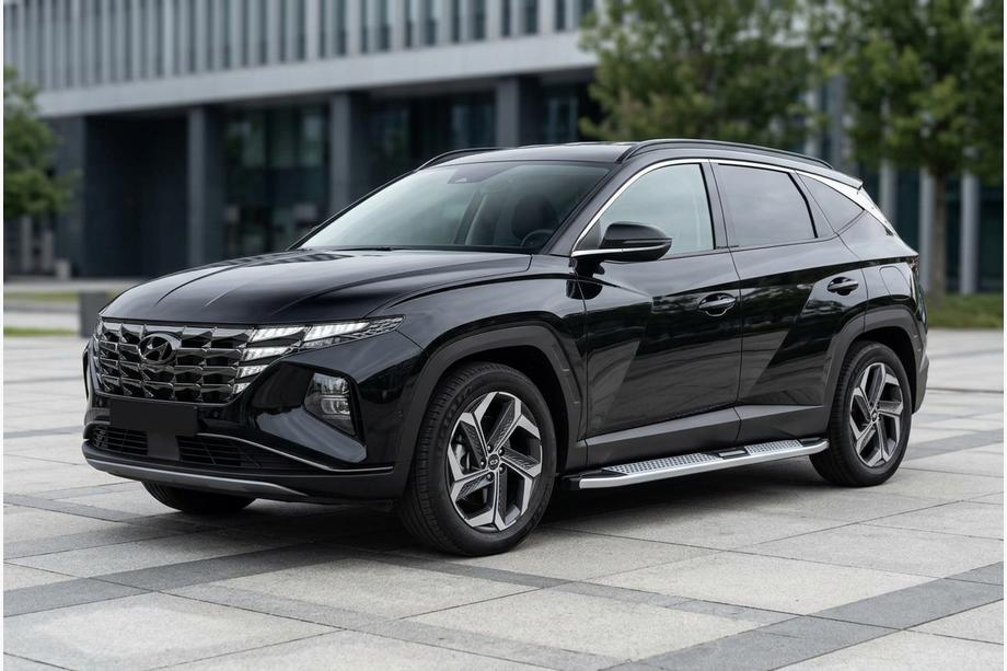 Hyundai Tucson NX4 2021– Mevsim Grey sānu pakāpieni (2 gab., alumīnijs) Foto 1