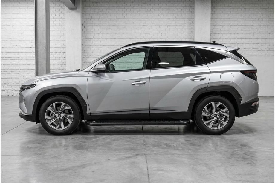 Hyundai Tucson NX4 2021– Sānu sliekšņi Allmond Black (2 gab., alumīnijs) Image