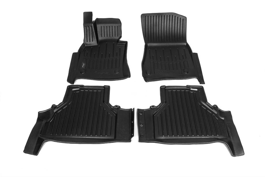 BMW X6 E71 2008–2014 Stingray 3D salona paklājiņu komplekts (4 gab., poliuretāns) Image