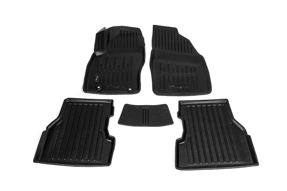 Ford Focus II 2008–2011 Stingray 3D salona paklājiņi (5 gab., poliuretāns) Image