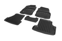 Ford Focus III 2011–2017 Stingray 3D salona paklājiņi (5 gab., poliuretāns) foto 2