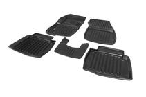 Ford Mondeo 2014–2022 Stingray 3D salona paklājiņi (5 gab., poliuretāns) foto 2