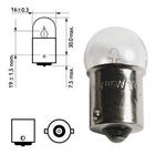 Signāllampa Osram 5007 R5W 12V BA15s foto 2