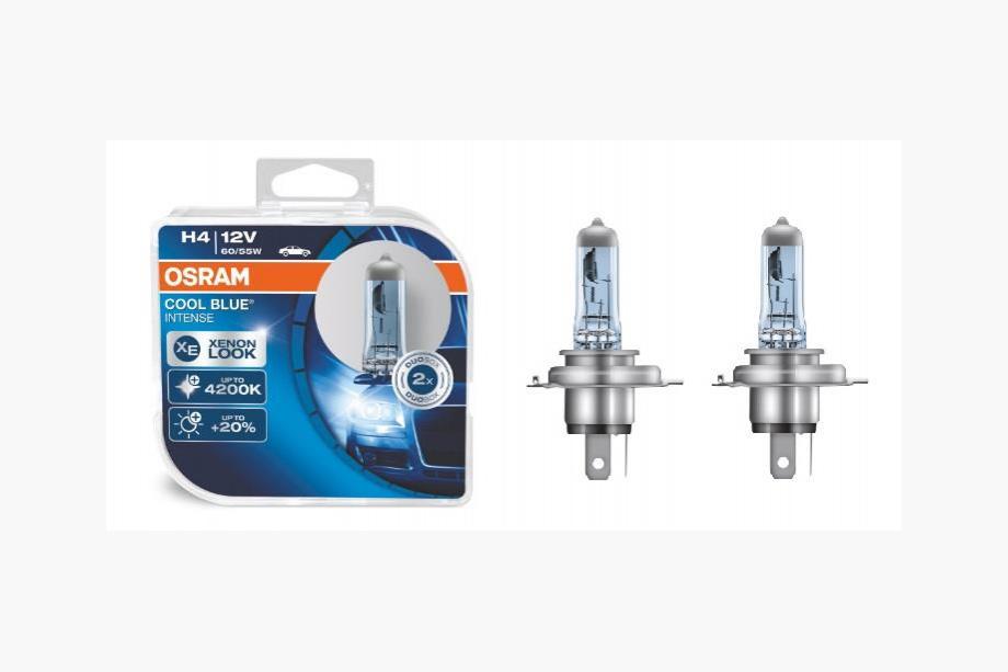 Osram H4 60/55W Cool Blue Intense 64193CBI priekšējā luktura spuldze Foto 3
