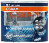 Osram H7 55W Night Breaker Plus 64210NBP priekšējā luktura spuldze foto 1
