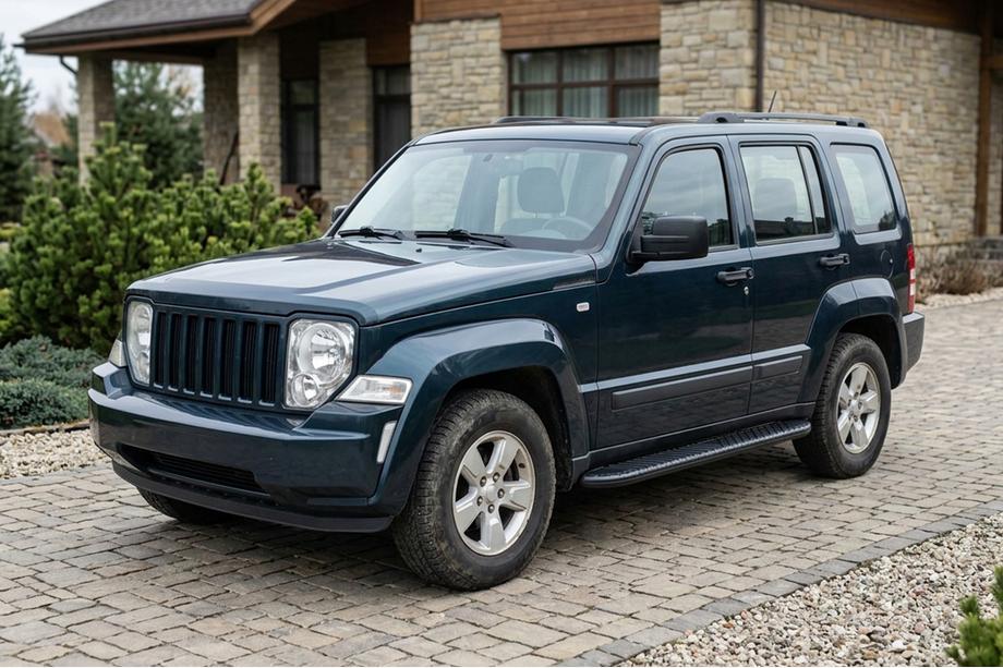 Jeep Cherokee/Liberty 2007–2013 Sānu sliekšņi Bosphore Black (2 gab., alumīnijs) Image