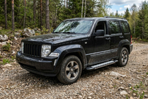 Jeep Cherokee/Liberty 2007–2013 Sānu pakāpieni Rainbow (2 gab., alumīnijs) foto 1